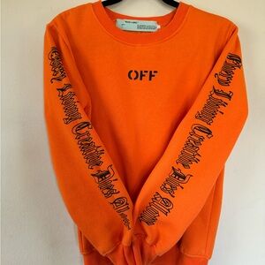 Off-White Orange Men's Sweater